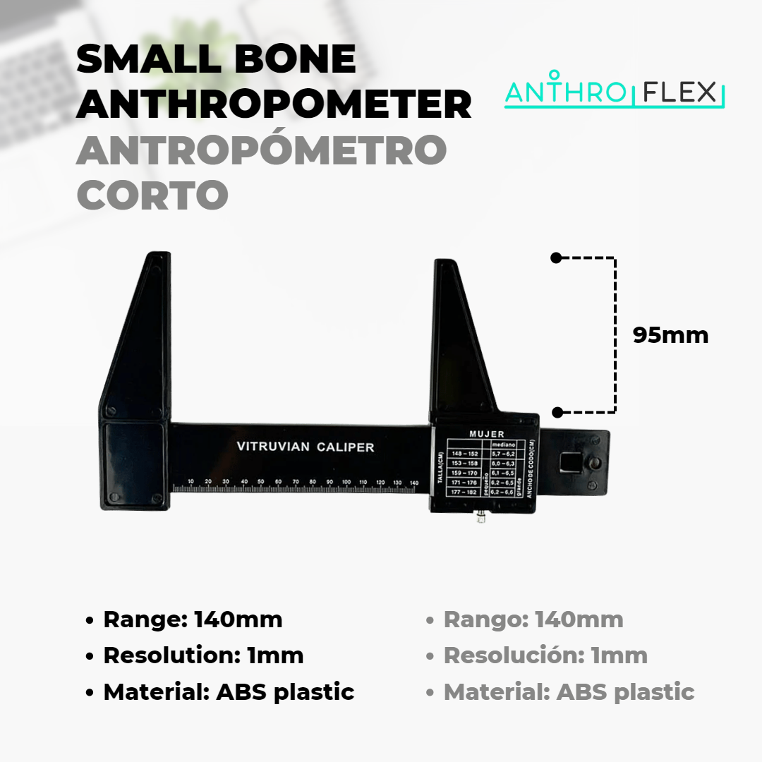 Antropometro Corto Vitruvian Plastico