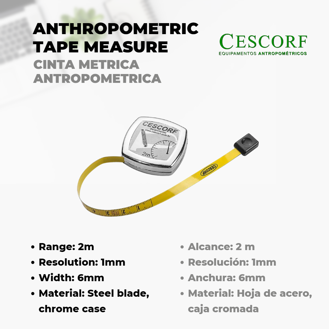 Cinta Métrica Antropométrica Cescorf