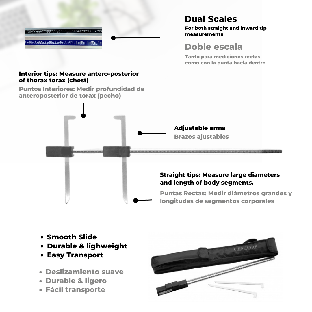 Antropómetro Largo Cescorf